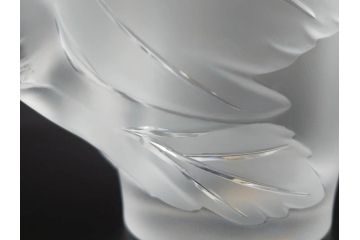 1986年　フランス　LALIQUE(ラリック)　キリンビアマグコレクション　コレクターズグラス　匠の技が光るビアマグ(クリスタルグラス、ジョッキ、KIRIN COLLECTORS GLASS、グラス)(R-077765)　