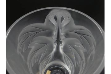 1986年　フランス　LALIQUE(ラリック)　キリンビアマグコレクション　コレクターズグラス　匠の技が光るビアマグ(クリスタルグラス、ジョッキ、KIRIN COLLECTORS GLASS、グラス)(R-077765)　