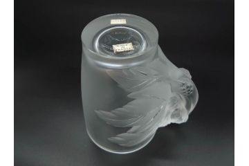 1986年　フランス　LALIQUE(ラリック)　キリンビアマグコレクション　コレクターズグラス　匠の技が光るビアマグ(クリスタルグラス、ジョッキ、KIRIN COLLECTORS GLASS、グラス)(R-077765)　