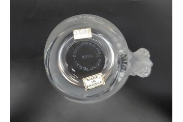 1986年　フランス　LALIQUE(ラリック)　キリンビアマグコレクション　コレクターズグラス　匠の技が光るビアマグ(クリスタルグラス、ジョッキ、KIRIN COLLECTORS GLASS、グラス)(R-077765)　