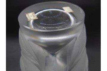 1986年　フランス　LALIQUE(ラリック)　キリンビアマグコレクション　コレクターズグラス　匠の技が光るビアマグ(クリスタルグラス、ジョッキ、KIRIN COLLECTORS GLASS、グラス)(R-077765)　