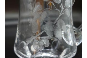 1985年　チェコ　Moser　モーゼル　キリンビアマグコレクション　コレクターズグラス　金彩　ビアジョッキ(KIRIN COLLECTORS GLASS、グラヴィール、ガラス)(R-077766)