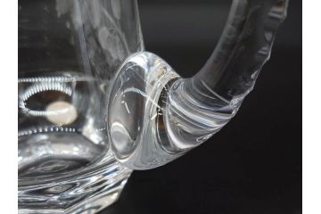 1985年　チェコ　Moser　モーゼル　キリンビアマグコレクション　コレクターズグラス　金彩　ビアジョッキ(KIRIN COLLECTORS GLASS、グラヴィール、ガラス)(R-077766)