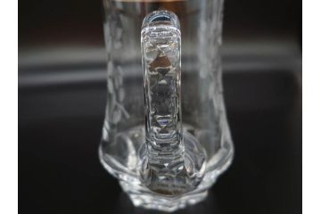 1985年　チェコ　Moser　モーゼル　キリンビアマグコレクション　コレクターズグラス　金彩　ビアジョッキ(KIRIN COLLECTORS GLASS、グラヴィール、ガラス)(R-077766)