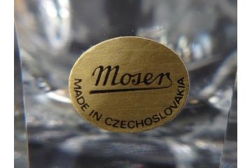1985年　チェコ　Moser　モーゼル　キリンビアマグコレクション　コレクターズグラス　金彩　ビアジョッキ(KIRIN COLLECTORS GLASS、グラヴィール、ガラス)(R-077766)
