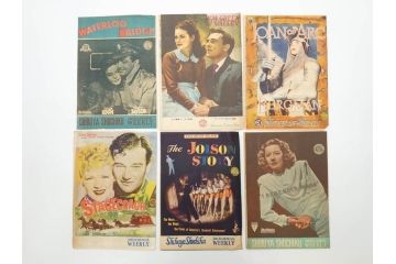 当時物　細雪　きけわだつみの声　若い人　また逢う日まで　フランス芸術祭　帝都名画座　映画パンフレットなど　50点(映画パンフ)(R‐077769)