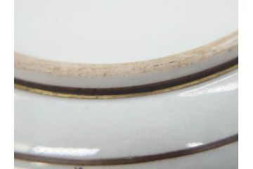 明治期　九谷焼　色絵　花鳥図　約16cm　5.1寸　細かな彩色が美しい中皿5枚セット(裏印、金彩、器、うつわ、和食器、和皿、五寸一分)(R-077772)