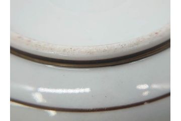 明治期　九谷焼　色絵　花鳥図　約16cm　5.1寸　細かな彩色が美しい中皿5枚セット(裏印、金彩、器、うつわ、和食器、和皿、五寸一分)(R-077773)