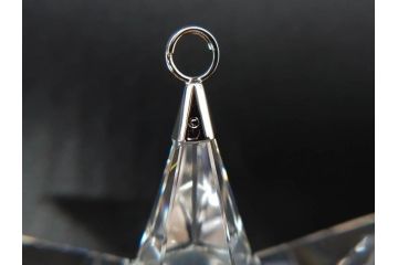 オーストリア　SWAROVSKI(スワロフスキー)　上品な輝きを放つペンダント&スターオーナメント(アクセサリー、首飾り、ネックレス、昆虫、クリスマスデコレーション、アクセサリー、装飾物、星、外箱付き)(R-077776)