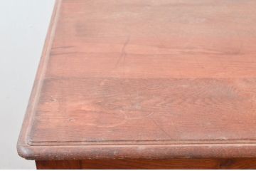 フランスアンティーク　オーク材　古いテーラーで使われていた挽物脚のフレンチ展示台(作業台、飾り棚、花台、飾り台)(R-077780)
