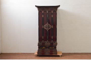 中古　未使用展示品　70代　金仏壇　落ち着きのある色合いが魅力の仏壇(定価約110万円)(R-077789)