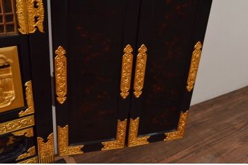 中古　未使用展示品　70代　金仏壇　落ち着きのある色合いが魅力の仏壇(定価約110万円)(R-077789)