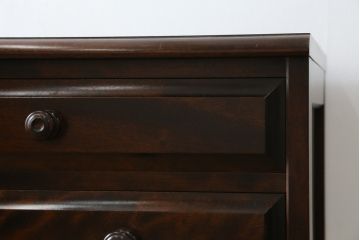 和製ビンテージ　北海道民芸家具　取り入れやすいサイズが嬉しい!落ち着きのある大人の空間を演出するチェスト(引き出し、ローボード、ローチェスト、サイドチェスト、ヴィンテージ)(R-077790)
