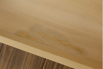 中古　北海道民芸家具　直線的なフォルムとシックな色合いが美しいサイドチェスト(引き出し、洋服タンス)(R-077791)