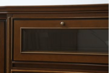 中古　美品　maruni(マルニ木工)　地中海ロイヤル(ROYAL)　クラシカルな雰囲気が魅力的なテレビ台(サイドボード、サイドキャビネット、リビングボード、ローボード、収納棚、戸棚)(定価約32万円)(R-077793)