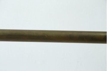 フランスヴィンテージ　シンプルなデザインの真鍮(しんちゅう)とアイアンのハンガーラック　(R-077795)