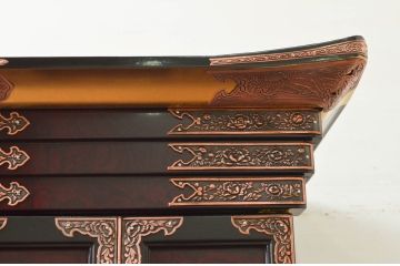 中古　新古品　展示品　100代　長岡型　モダンな雰囲気を醸し出す金仏壇(長岡仏壇)(定価約136万円)(R-077813)
