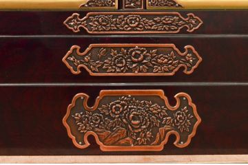 中古　新古品　展示品　100代　長岡型　モダンな雰囲気を醸し出す金仏壇(長岡仏壇)(定価約136万円)(R-077813)