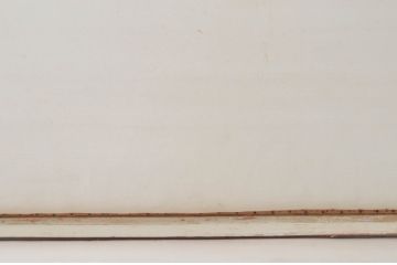 フランスアンティーク　ペイント仕上げ限定　可愛らしい彫刻を施した2人掛けソファ(ベンチ、2P、アームソファ)(R-077814)