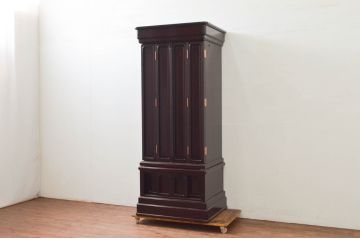 中古　新古品　未使用展示品　紫檀(シタン)材　落ち着きのある色合いが魅力の仏壇(定価約81万5千円)(R-077815)