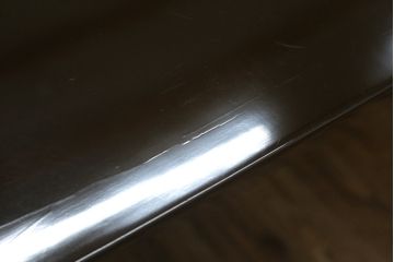 和製アンティーク　美品!!　本漆塗りでリペア済み品　前面欅(ケヤキ)材　艶のある木の色味と黒々とした金具が目を惹く仙台箪笥(収納たんす、整理タンス、時代箪笥、引き出し、チェスト)(R-077816)