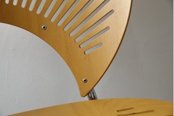 中古　美品　FREDERICIA(フレデリシア)　Nanna Ditzel(ナナ・ディッツェル)デザイン　デザイン性と機能性を兼ね備えたトリニダードチェア　定価約11万3千円相当　(R-077829)