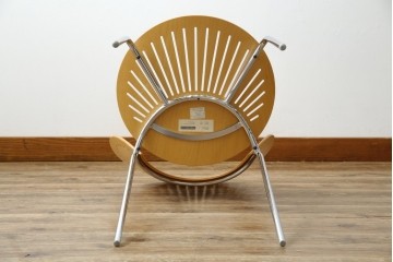 中古　美品　FREDERICIA(フレデリシア)　Nanna Ditzel(ナナ・ディッツェル)デザイン　デザイン性と機能性を兼ね備えたトリニダードチェア　定価約11万3千円相当　(R-077829)