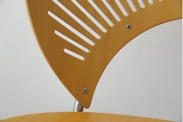 中古　美品　FREDERICIA(フレデリシア)　Nanna Ditzel(ナナ・ディッツェル)デザイン　デザイン性と機能性を兼ね備えたトリニダードチェア(ダイニングチェア)　定価約11万円相当　(R-077830)