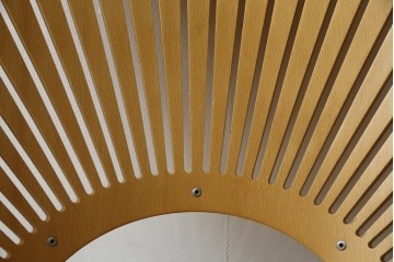 中古　美品　FREDERICIA(フレデリシア)　Nanna Ditzel(ナナ・ディッツェル)デザイン　デザイン性と機能性を兼ね備えたトリニダードチェア(ダイニングチェア)　定価約11万円相当　(R-077830)