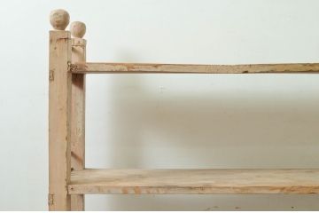 海外ビンテージ　シャビーな質感がおしゃれなシェルフ(飾り棚、オープンラック、収納棚、ヴィンテージ)(R-077841)