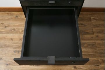 中古　美品　特注品　アンティーク調　収納付きのシンプルなショーケース(ガラスケース、Gケース、コレクションケース、ディスプレイケース、展示台、展示ケース、ジュエリーケース、飾り台、陳列台、サイドキャビネット、店舗什器)(R-077846)