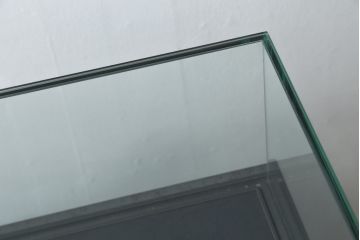 中古　美品　特注品　アンティーク調　収納付きのシンプルなショーケース(ガラスケース、Gケース、コレクションケース、ディスプレイケース、展示台、展示ケース、ジュエリーケース、飾り台、陳列台、サイドキャビネット、店舗什器)(R-077846)