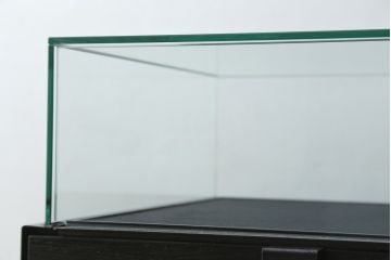 中古　美品　特注品　アンティーク調　収納付きのシンプルなショーケース(ガラスケース、Gケース、コレクションケース、ディスプレイケース、展示台、展示ケース、ジュエリーケース、飾り台、陳列台、サイドキャビネット、店舗什器)(R-077846)