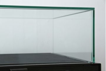 中古　美品　特注品　アンティーク調　収納付きのシンプルなショーケース(ガラスケース、Gケース、コレクションケース、ディスプレイケース、展示台、展示ケース、ジュエリーケース、飾り台、陳列台、サイドキャビネット、店舗什器)(R-077846)