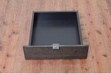 中古　美品　特注品　アンティーク調　収納付きのシンプルなショーケース(ガラスケース、Gケース、コレクションケース、ディスプレイケース、展示台、展示ケース、ジュエリーケース、飾り台、陳列台、サイドキャビネット、店舗什器)(R-077847)