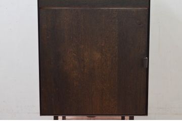 中古　美品　特注品　アンティーク調　収納付きのシンプルなショーケース(ガラスケース、Gケース、コレクションケース、ディスプレイケース、展示台、展示ケース、ジュエリーケース、飾り台、陳列台、サイドキャビネット、店舗什器)(R-077847)