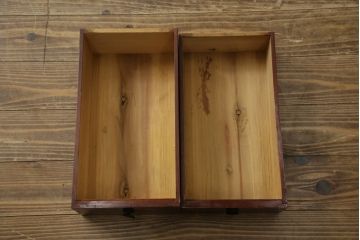 和製アンティーク　明治大正期　縁起物の巾着金具が魅力的な松本衣装箪笥(時代箪笥、和たんす、収納タンス、チェスト、引き出し)(R-077849)