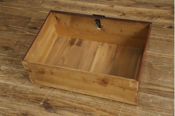 和製アンティーク　明治大正期　縁起物の巾着金具が魅力的な松本衣装箪笥(時代箪笥、和たんす、収納タンス、チェスト、引き出し)(R-077849)