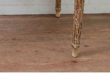 フランスアンティーク　デコラティブなデザインが目を引くショーケース(ガラスケース、Gケース、コレクションケース、ディスプレイケース、ジュエリーケース、飾り棚、陳列棚、店舗什器)(R-077850)