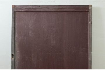 アンティーク建具　ペイント仕上げ限定　どこか懐かしい雰囲気を醸し出す蔵戸1枚(引き戸、玄関戸)(R-077885)