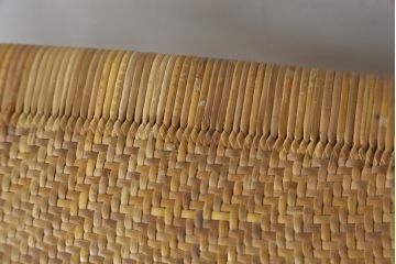 中古　Cassina(カッシーナ)　I MAESTRI COLLECTION(イ・マエストリ・コレクション)　Gio Ponti(ジオ・ポンティ)デザイン　699 SUPERLEGGERA(スーパーレジェーラ)　籐張り　アームレスチェア(ダイニングチェア、椅子、イス、いす)(R-077898)