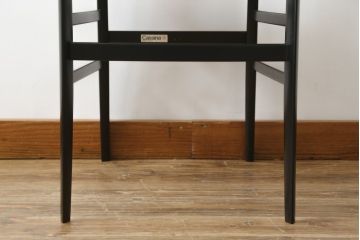 中古　Cassina(カッシーナ)　I MAESTRI COLLECTION(イ・マエストリ・コレクション)　Gio Ponti(ジオ・ポンティ)デザイン　699 SUPERLEGGERA(スーパーレジェーラ)　籐張り　アームレスチェア(ダイニングチェア、椅子、イス、いす)(R-077898)