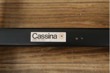中古　Cassina(カッシーナ)　I MAESTRI COLLECTION(イ・マエストリ・コレクション)　Gio Ponti(ジオ・ポンティ)デザイン　699 SUPERLEGGERA(スーパーレジェーラ)　籐張り　アームレスチェア(ダイニングチェア、椅子、イス、いす)(R-077898)