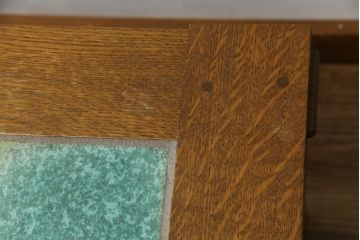 中古　高級品　Stickley(スティックレー/スティックレイ)　空間を華やかに彩るタイルトップローテーブル(リビングテーブル、センターテーブル)(R-077904)