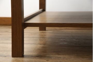 中古　高級品　Stickley(スティックレー/スティックレイ)　空間を華やかに彩るタイルトップローテーブル(リビングテーブル、センターテーブル)(R-077904)