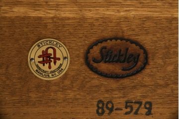 中古　高級品　Stickley(スティックレー/スティックレイ)　空間を華やかに彩るタイルトップローテーブル(リビングテーブル、センターテーブル)(R-077904)