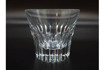 2022年　フランス　Baccarat　バカラ　CRYSTA(クリスタ)　深く彫られたカットが輝くタンブラー2客セット(コップ、グラス、ロックグラス、クリスタルガラス、フルレッドクリスタルガラス、共箱付き)(R-077915)