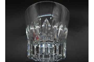 2022年　フランス　Baccarat　バカラ　CRYSTA(クリスタ)　深く彫られたカットが輝くタンブラー2客セット(コップ、グラス、ロックグラス、クリスタルガラス、フルレッドクリスタルガラス、共箱付き)(R-077915)
