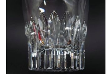 2022年　フランス　Baccarat　バカラ　CRYSTA(クリスタ)　深く彫られたカットが輝くタンブラー2客セット(コップ、グラス、ロックグラス、クリスタルガラス、フルレッドクリスタルガラス、共箱付き)(R-077915)
