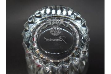 2022年　フランス　Baccarat　バカラ　CRYSTA(クリスタ)　深く彫られたカットが輝くタンブラー2客セット(コップ、グラス、ロックグラス、クリスタルガラス、フルレッドクリスタルガラス、共箱付き)(R-077915)